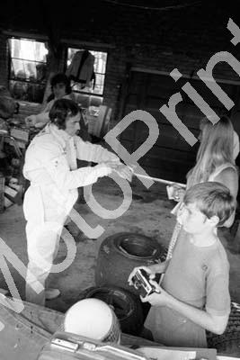 1973 SA GP Jackie Stewart in garage (permission Roger Swan) (1)