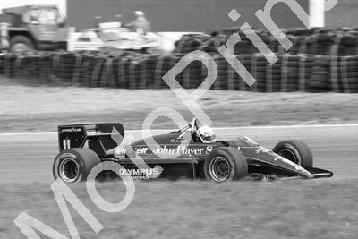 1985 Brands European GP 11 Elio de Angelis Lotus Renault 97T (Colin Watling Photographic) (125) - Click Image to Close