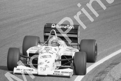 1985 Brands European GP 20 Piercarlo Ghinzani Toleman TG185 (Colin Watling Photographic) (28)