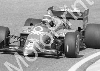 1985 Brands European GP 23 Eddie Cheever Alfa 184T (Colin Watling Photographic) (215)