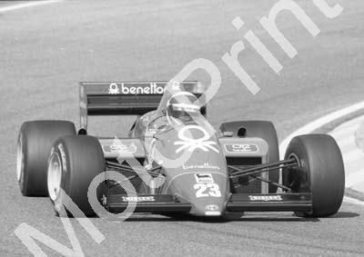 1985 Brands European GP 23 Eddie Cheever Alfa 184T (Colin Watling Photographic) (217)