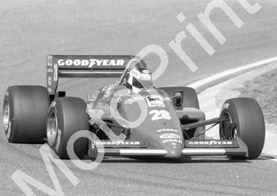 1985 Brands European GP 28 Stefan Johannson Ferrari 156-85 (Colin Watling Photographic) (107)