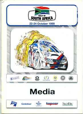 1999 Oct Rally of South Africa 22-24 October Cover Spectator guide, special stage times.001