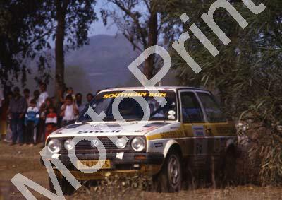 1988 Nissan Intnl 9 Glyn Hall, Martin Botha VW Golf 16V (courtesy Roger Swan) (2)