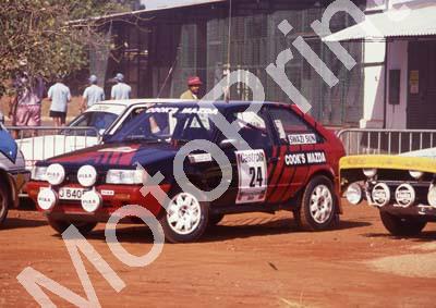 1992 Castrol Intnl 24 Eddie Fee, Shashi Patel Mazda 323 (Courtesy Roger Swan) (43)