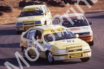 1991 Zkops Stannic D81 Grant McCleery Opel Kadett C53 Bob Lacey Conquest D85 Brian Gilmour Opel()