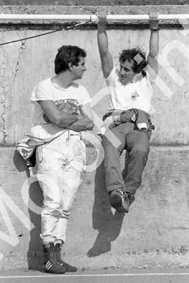 1985 Brands European GP 2 Alain Prost 7 Nelson Piquet (Colin Watling Photographic) (114)