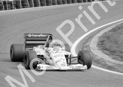 1985 Brands European GP 20 Piercarlo Ghinzani Toleman TG185 (Colin Watling Photographic) (23)