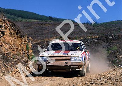 1986 SAM 400 Rally 17 Nino da Cunha, Tim Watson Skyline (Colin Watling Photographic) (33)