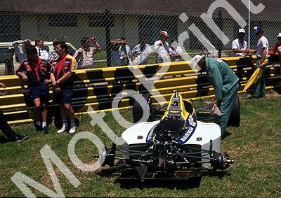 1990 Kya F1 Williams test Thierry Boutsen (Colin Watling Photographic) (13)