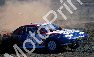 1991 Castrol Intnl Rally 4 Jannie Habig, Douglas Judd Sentra (Colin Watling Photographic) (34)