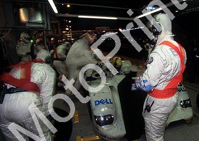 1999 Le Mans 17 Muller, Kristensen, JJ Lehto BMW V12 blur (Watling Photo)