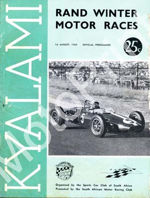 1964 Rand Winter races; digital scans cover, entry lists; sold in digital format and price only