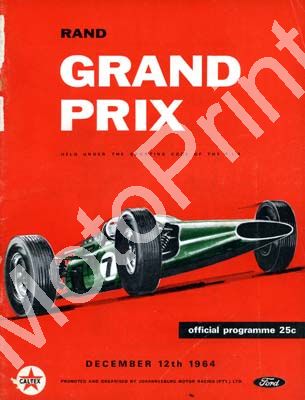 1964 Rand GP Fangio attended; digital scans cover,entry lists; main, pics, motorcycles, saloons, sports and GT; digital format and price only
