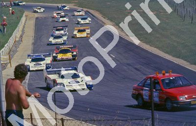 (thanks to Stuart Falconer) a 902 1983 Castrol 1000 rolling start Rothmans Porsche 956 Ickx Mass; Bell Bellof; Stuck Sigala Grano;